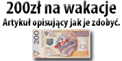 200 złotych na wakacje